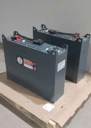 Литиевые тяговые аккумуляторы Elhim Iskra для складской техники на поддоне, готовые к установке в погрузчики и ричтраки